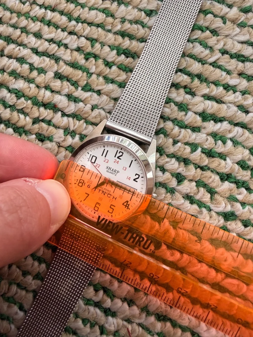 Sharp Quartz Railroad Watch